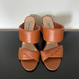 Steve Madden Masterful Block Heel Sandals Size 8